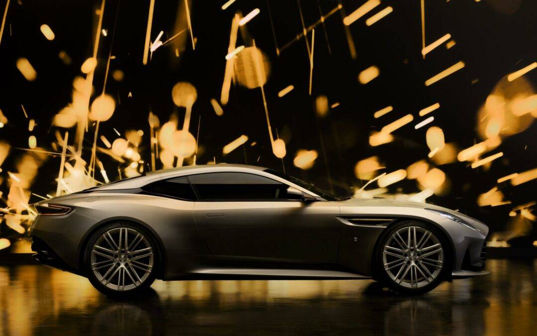 L’Aston Martin DB12 Goldfinger Edition : adrénaline brute et d’élégance britannique.