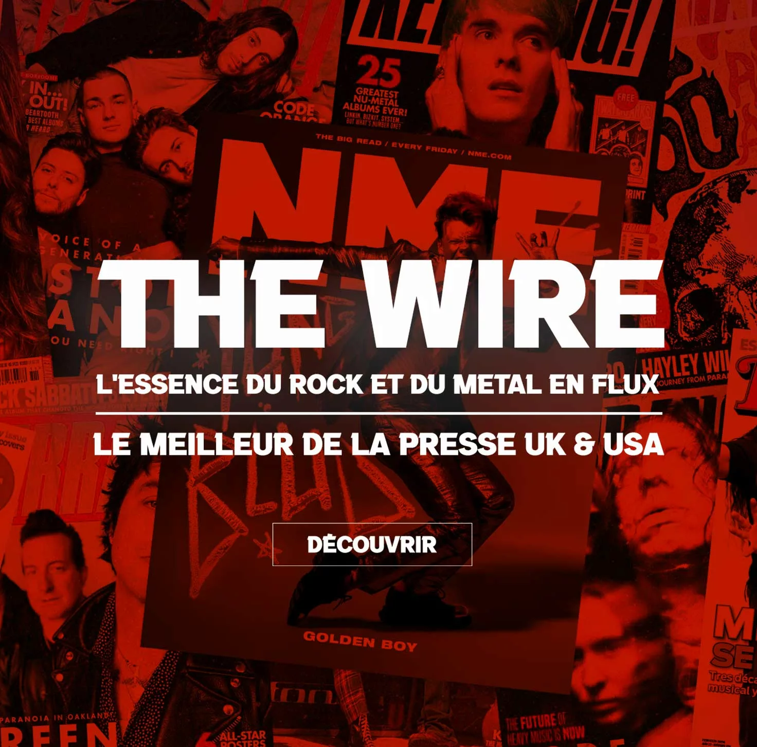 The Wire : L'Essence du Rock et du Metal en Flux  Découvrez le Meilleur de la Presse UK & USA  en scroll infini