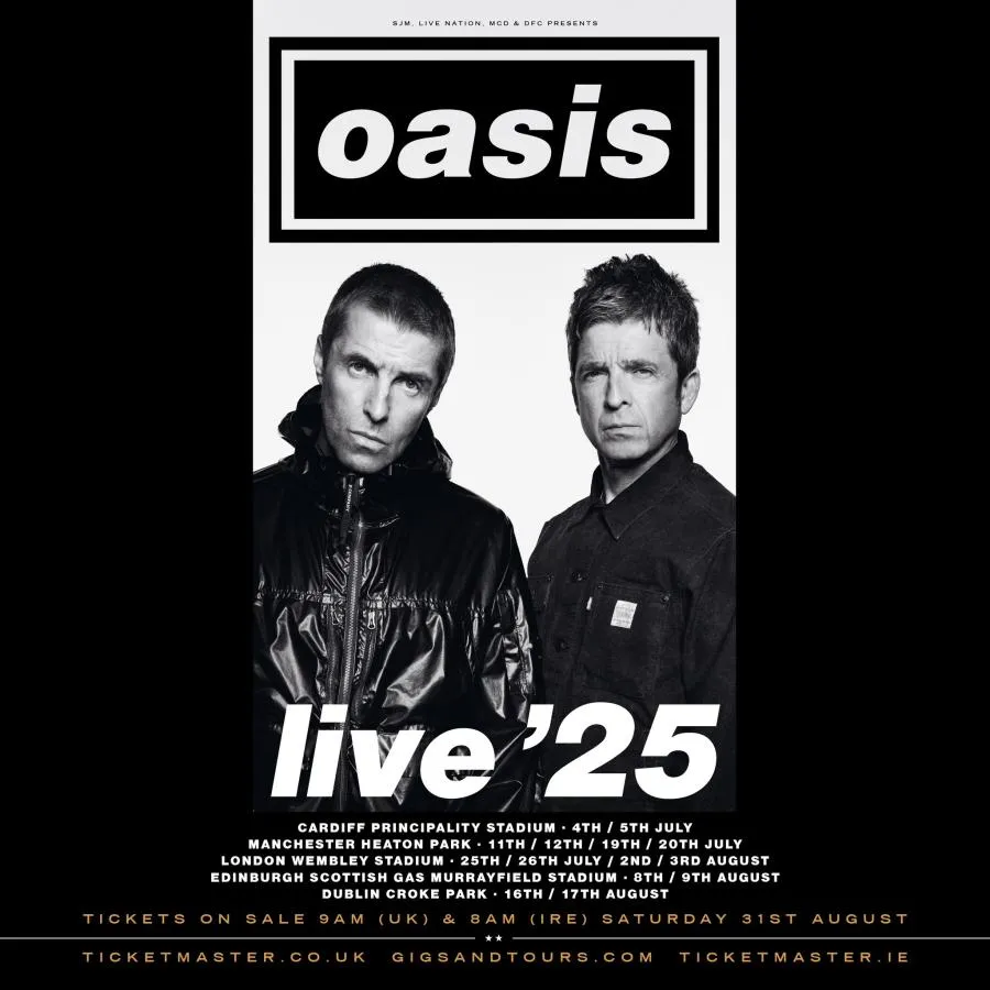 Oasis Live 2025 Tour : Ce qu'il faut savoir 2 Oasis Live 2025 Tour