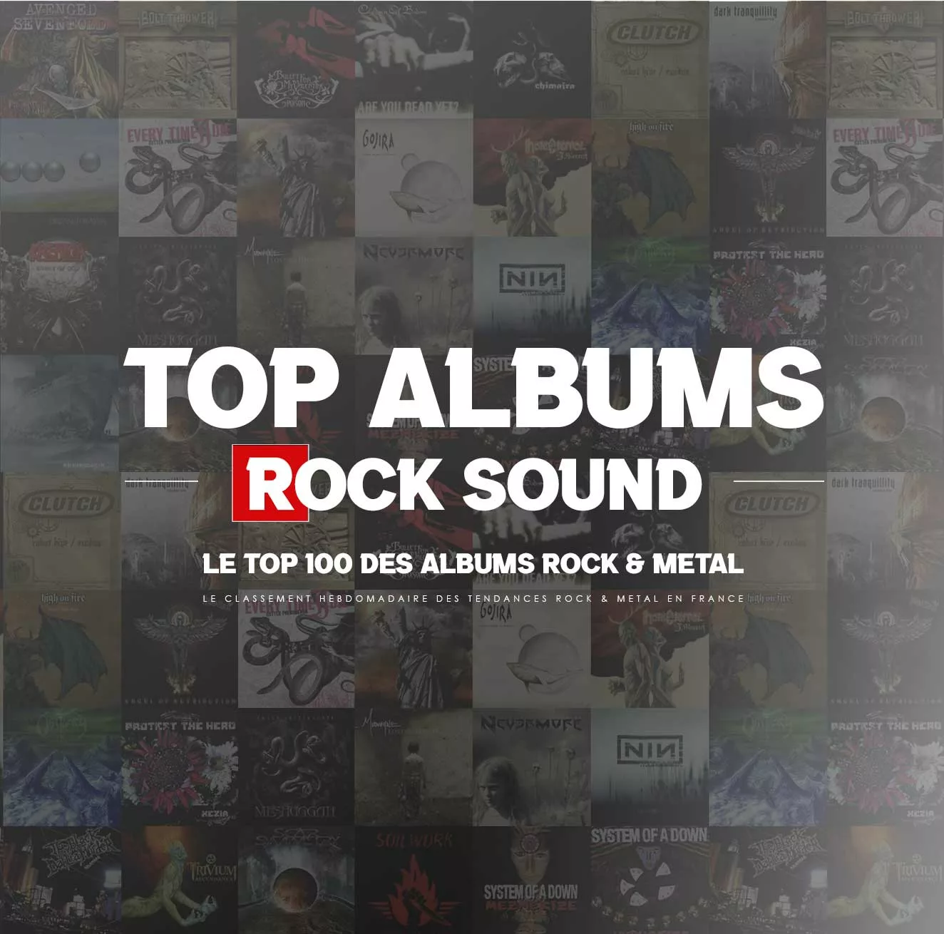 TOP ALBUMS ROCK & METAL – CLASSEMENT HEBDOMADAIRE DES TENDANCES EN FRANCE