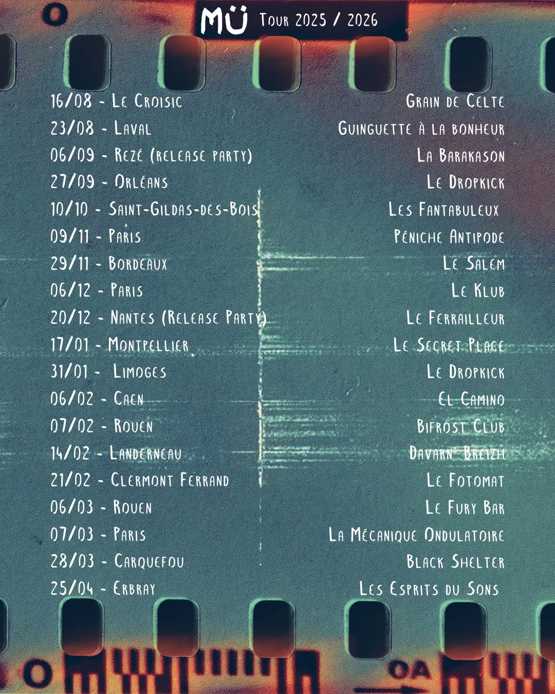 Découverte : MÜ - Le vertige 4 tournee Mu