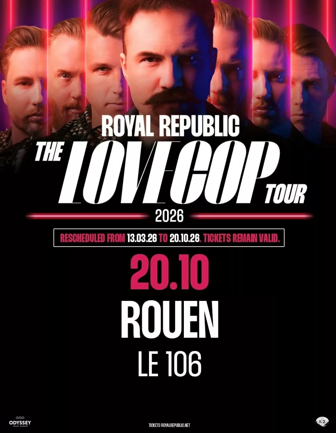 Interview - Royal Republic : Le chaos backstage 19 rouen