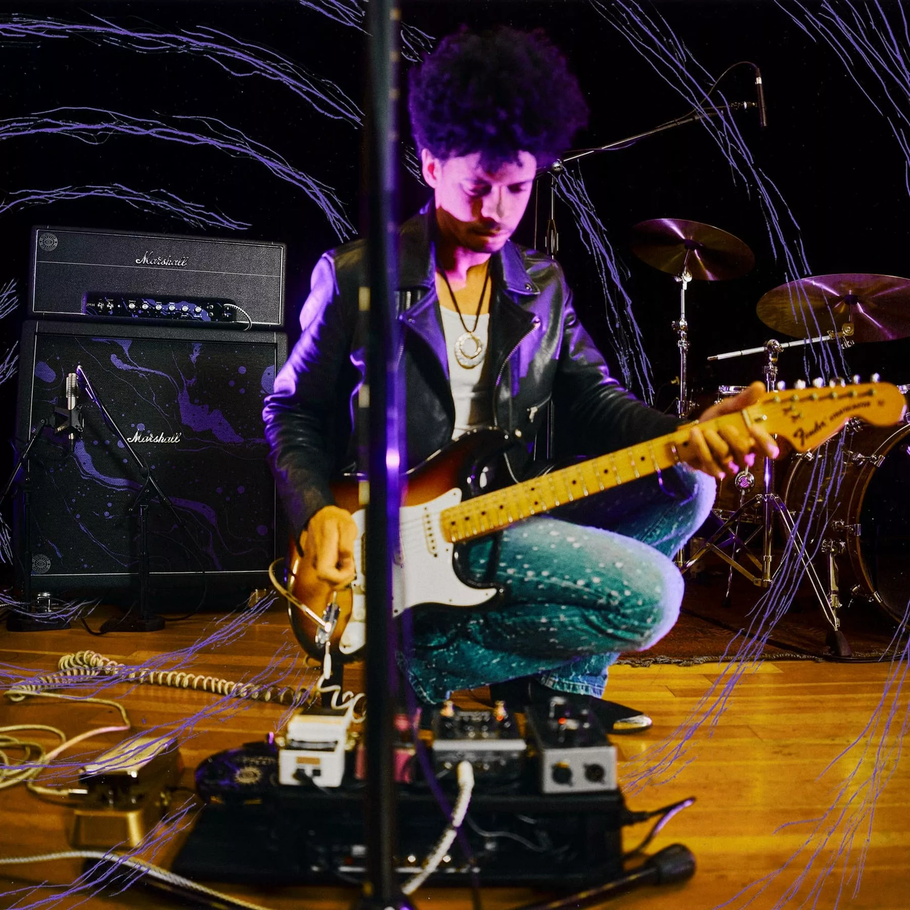 Marshall 60 ans Hendrix ampli Purple Haze 