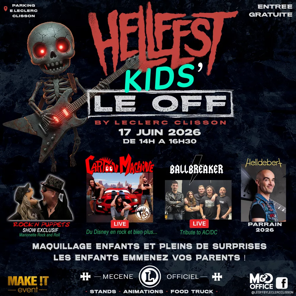 FESTIVAL LE OFF BY LECLERC CLISSON - Le festival de metal unique en son genre 4 le off kids