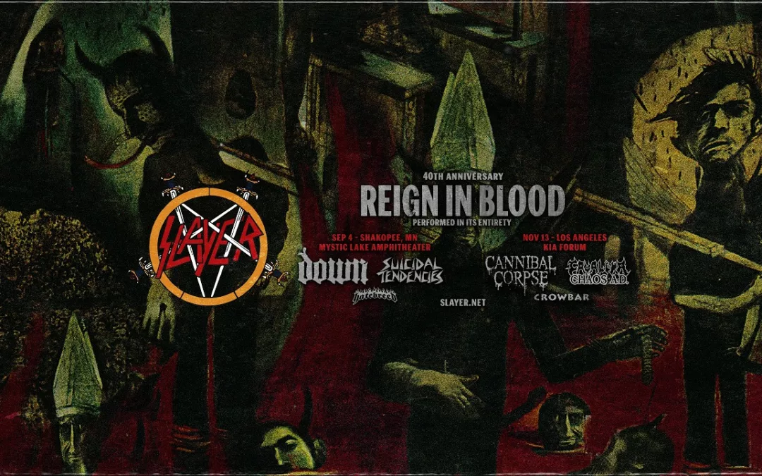 Slayer, une demi-heure de violence pure baptisée Reign in Blood