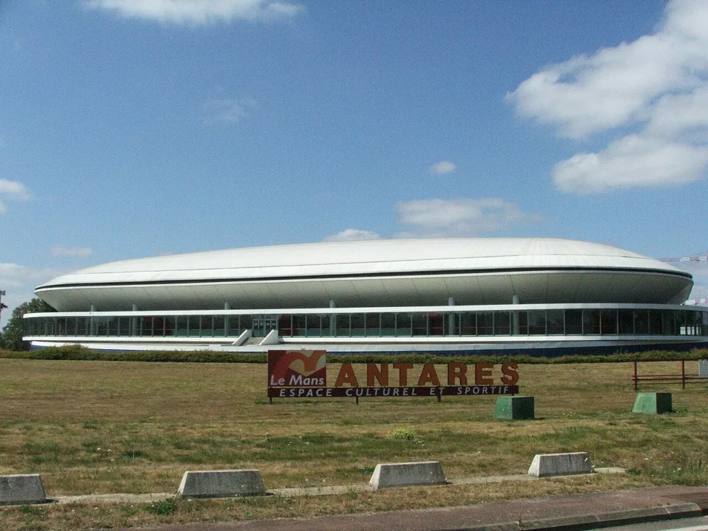 La salle de spectacle d'Antarès au Mans, antre du MSB pouvant accueillir jusqu'à 9000 spectateurs