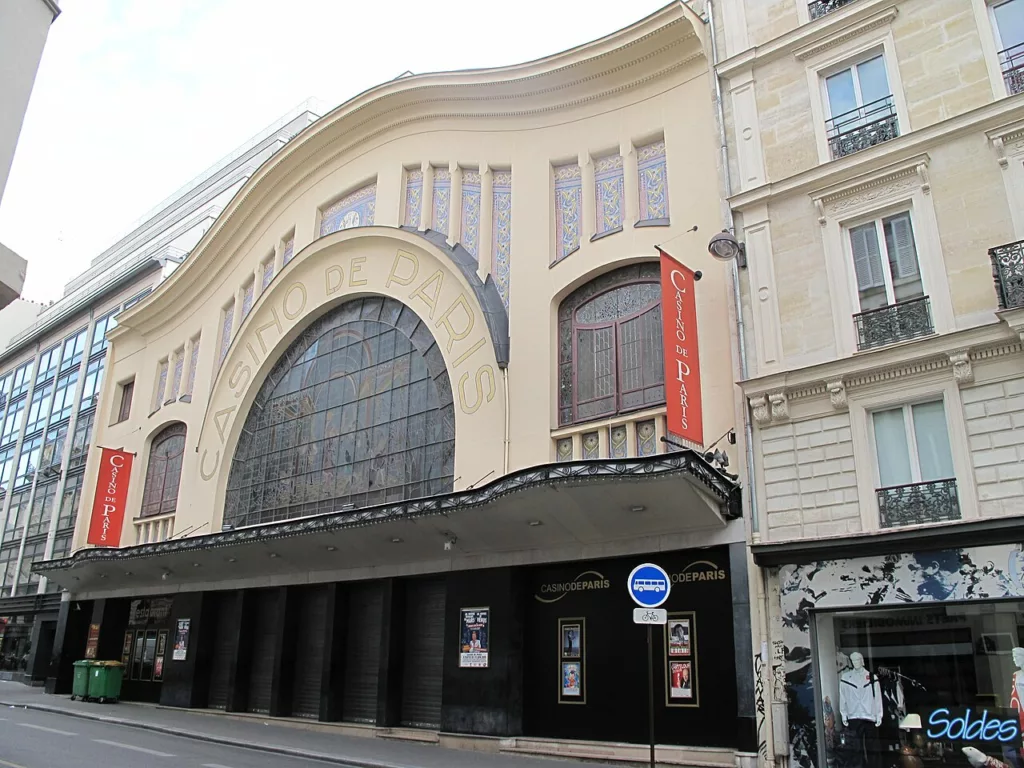 Facade of the Casino de Paris, rue de Clichy, Paris 9th arr