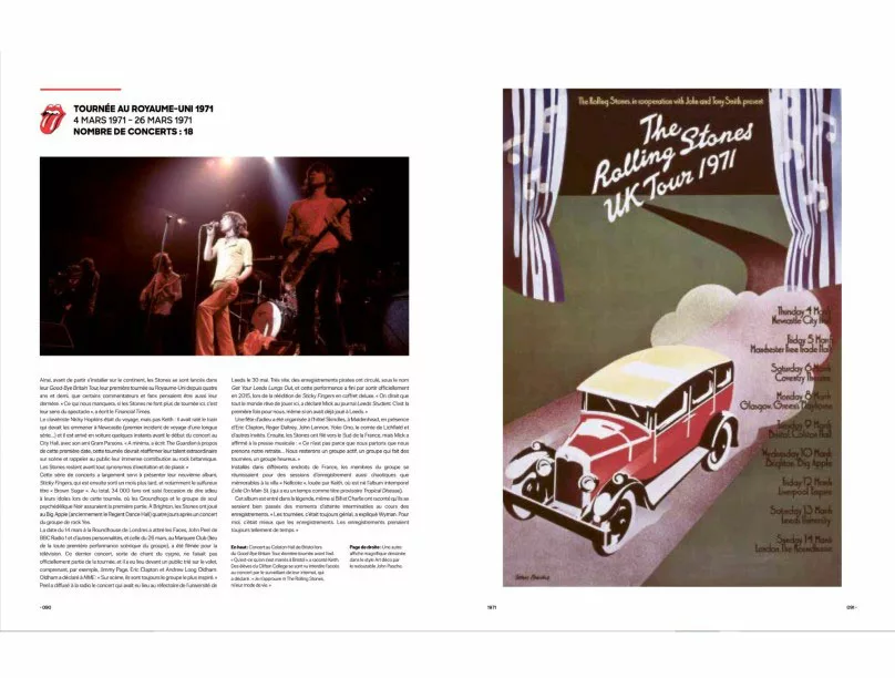 Rolling Stones On Tour le livre officiel de Paul Sexton 3